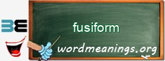 WordMeaning blackboard for fusiform